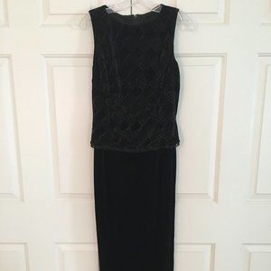 Jessica McClintock Vintage Velvet Gown